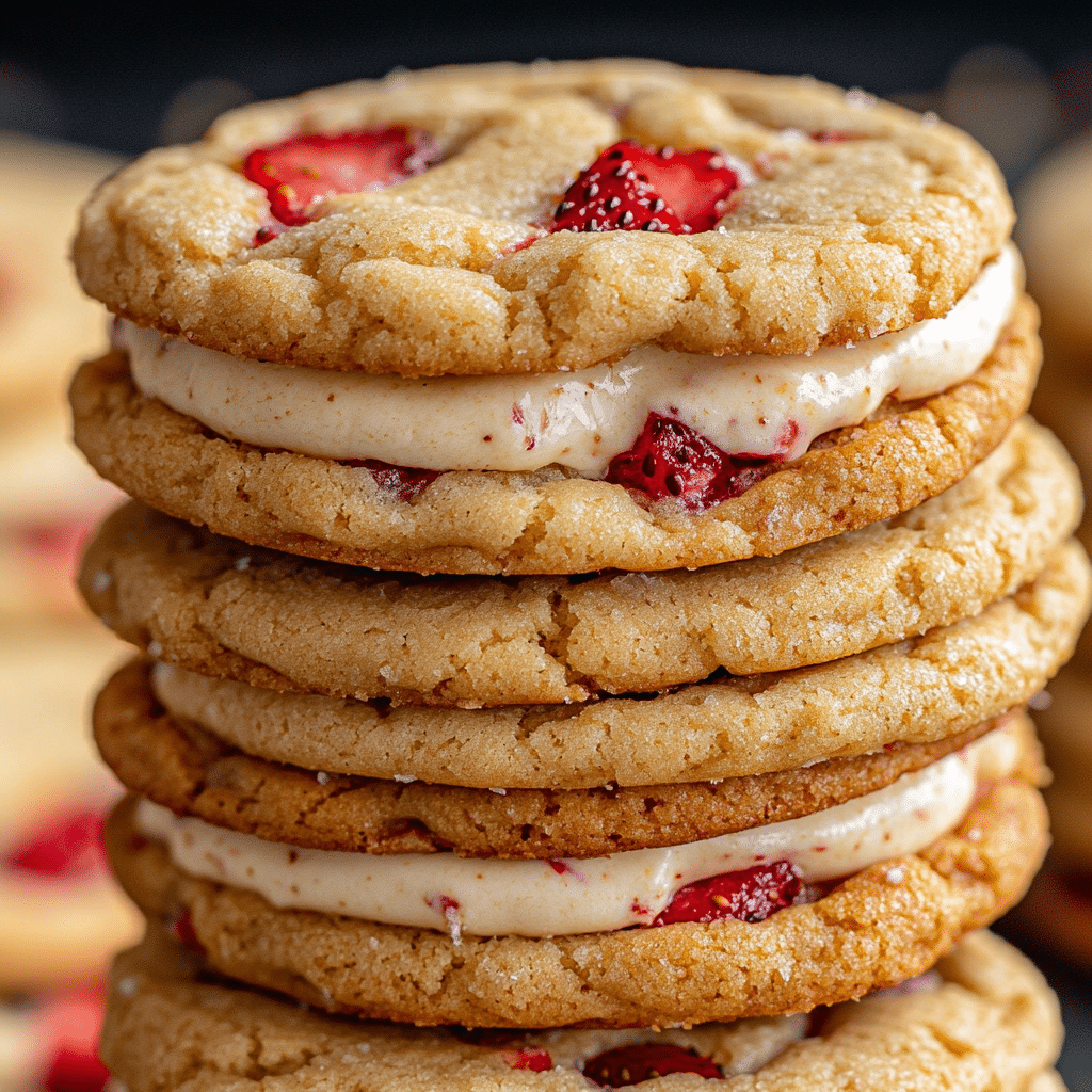 Strawberry Cheesecake Cookies