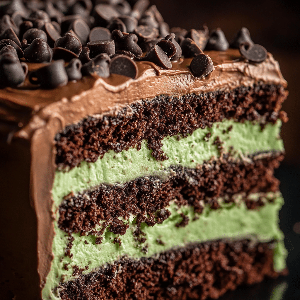 Mint Chocolate Cake