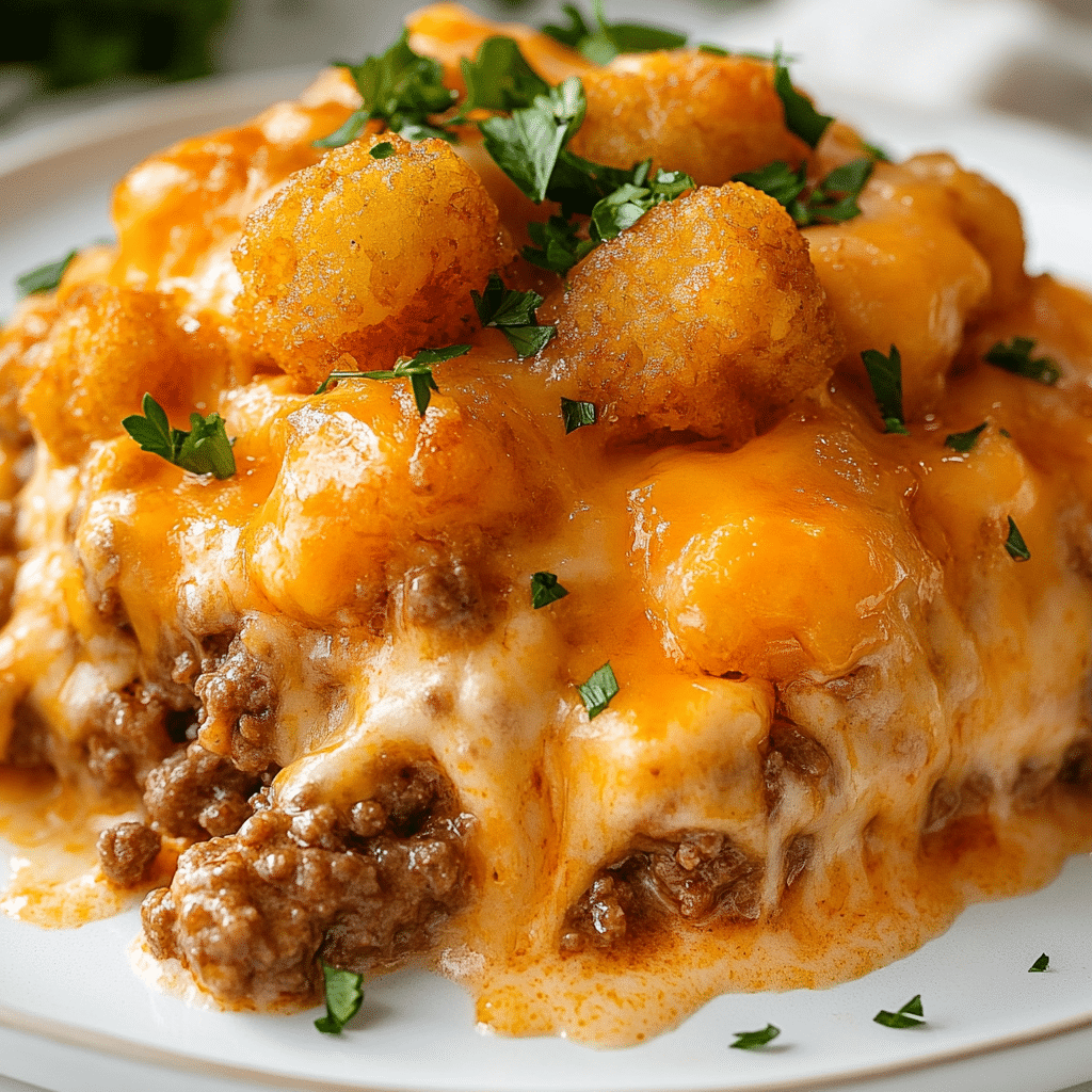 Easy Tater Tot Casserole Recipe