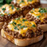 Italian Garlic Bread Sloppy Joes Recipe