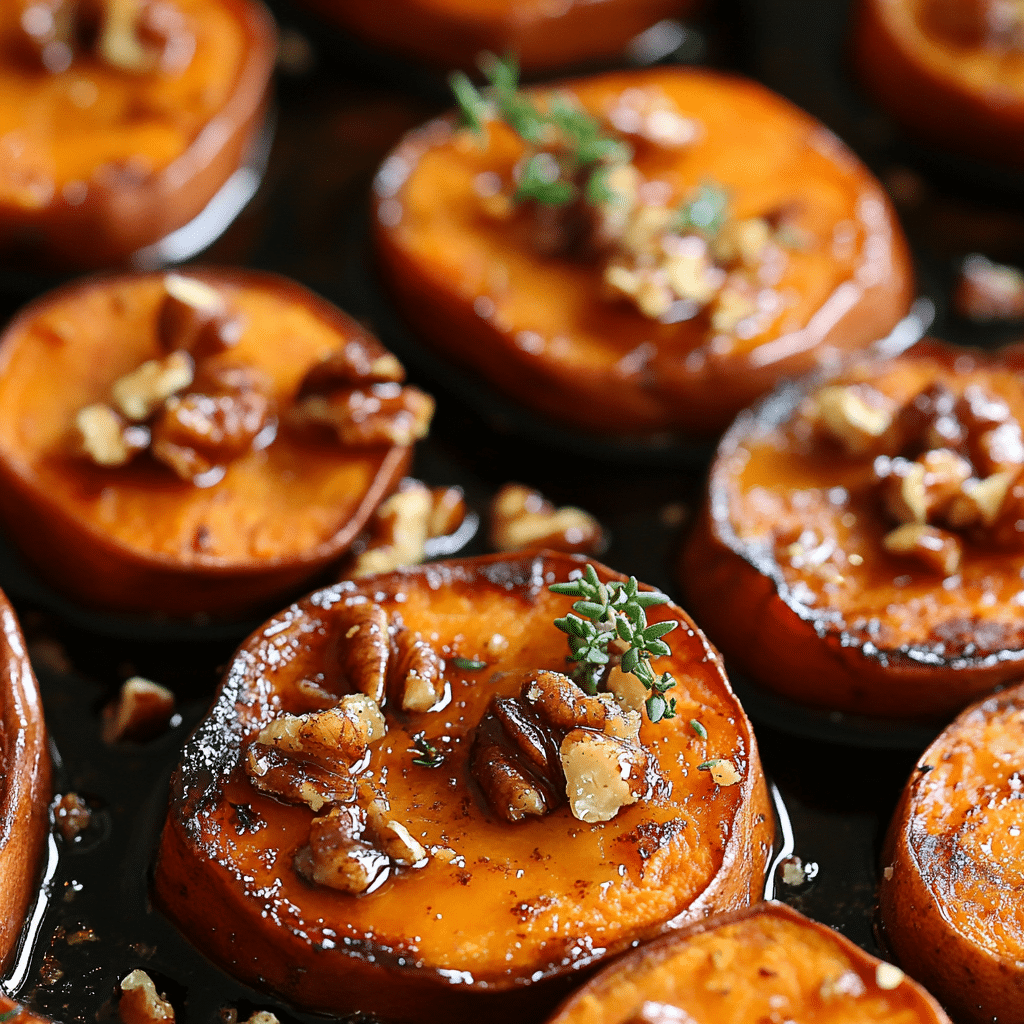 Cinnamon Maple Roasted Sweet Potatoes