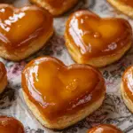 Creme Brûlée Heart Donuts