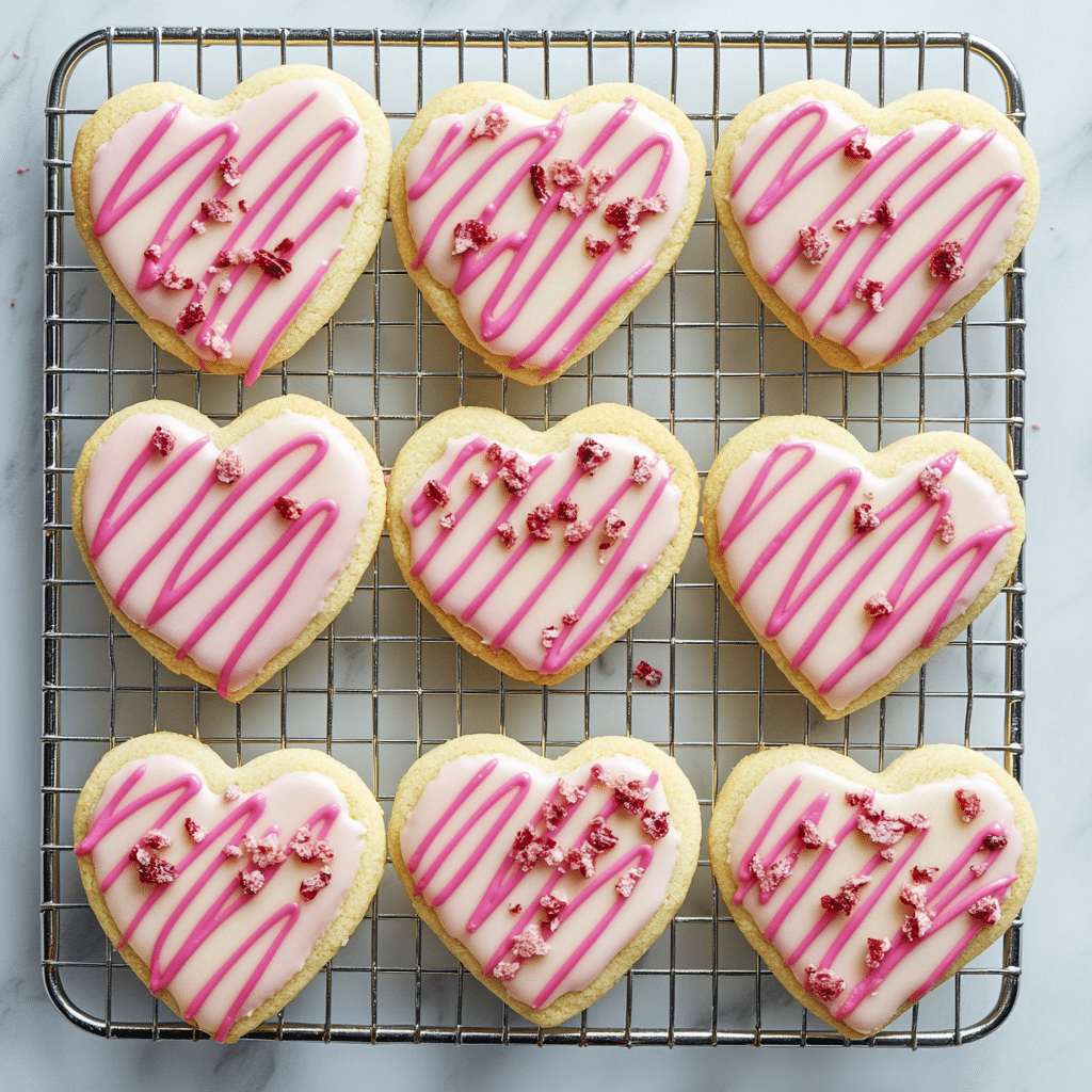 Strawberry Shortbread Cookies