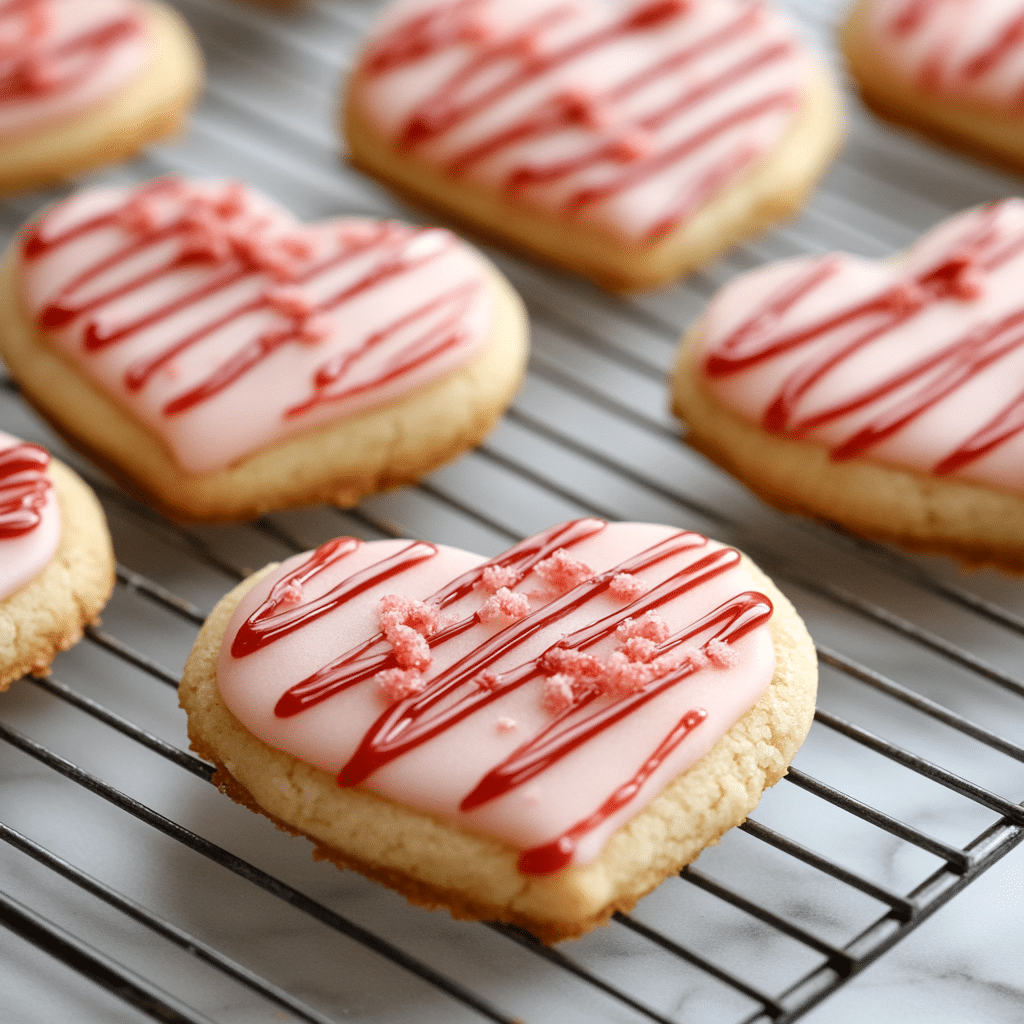 Strawberry Shortbread Cookies