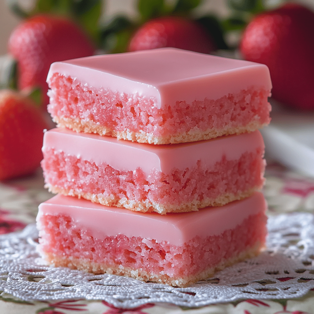 Strawberry Sweetheart Brownies