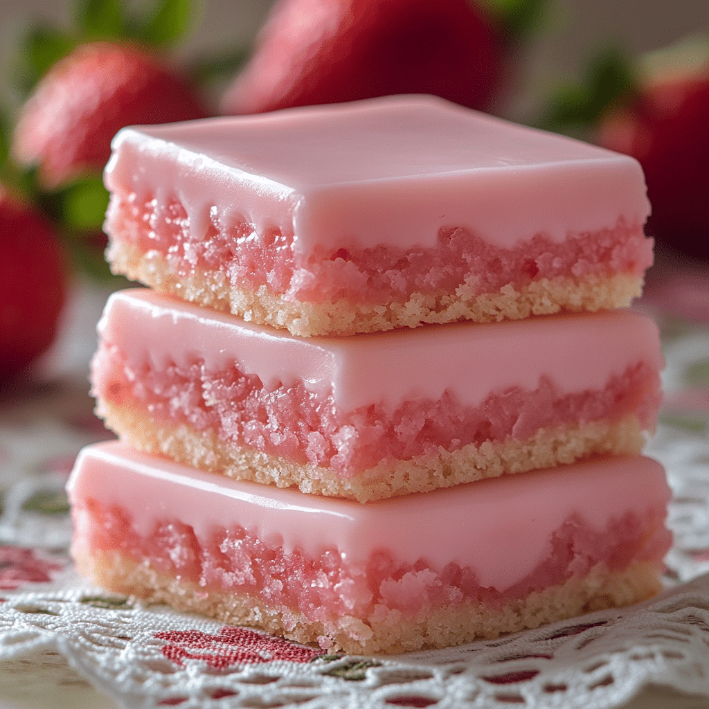 Strawberry Sweetheart Brownies