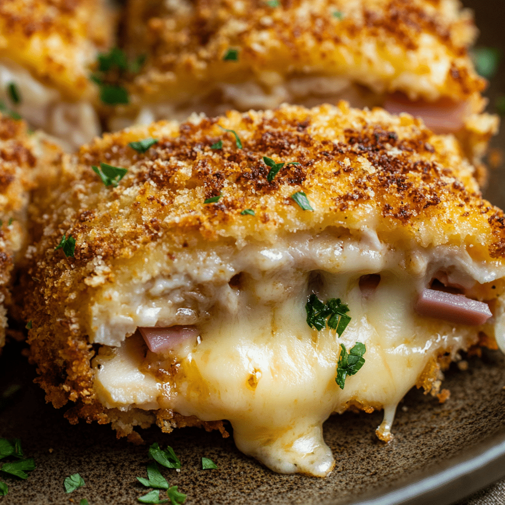 Oven Chicken Cordon Bleu