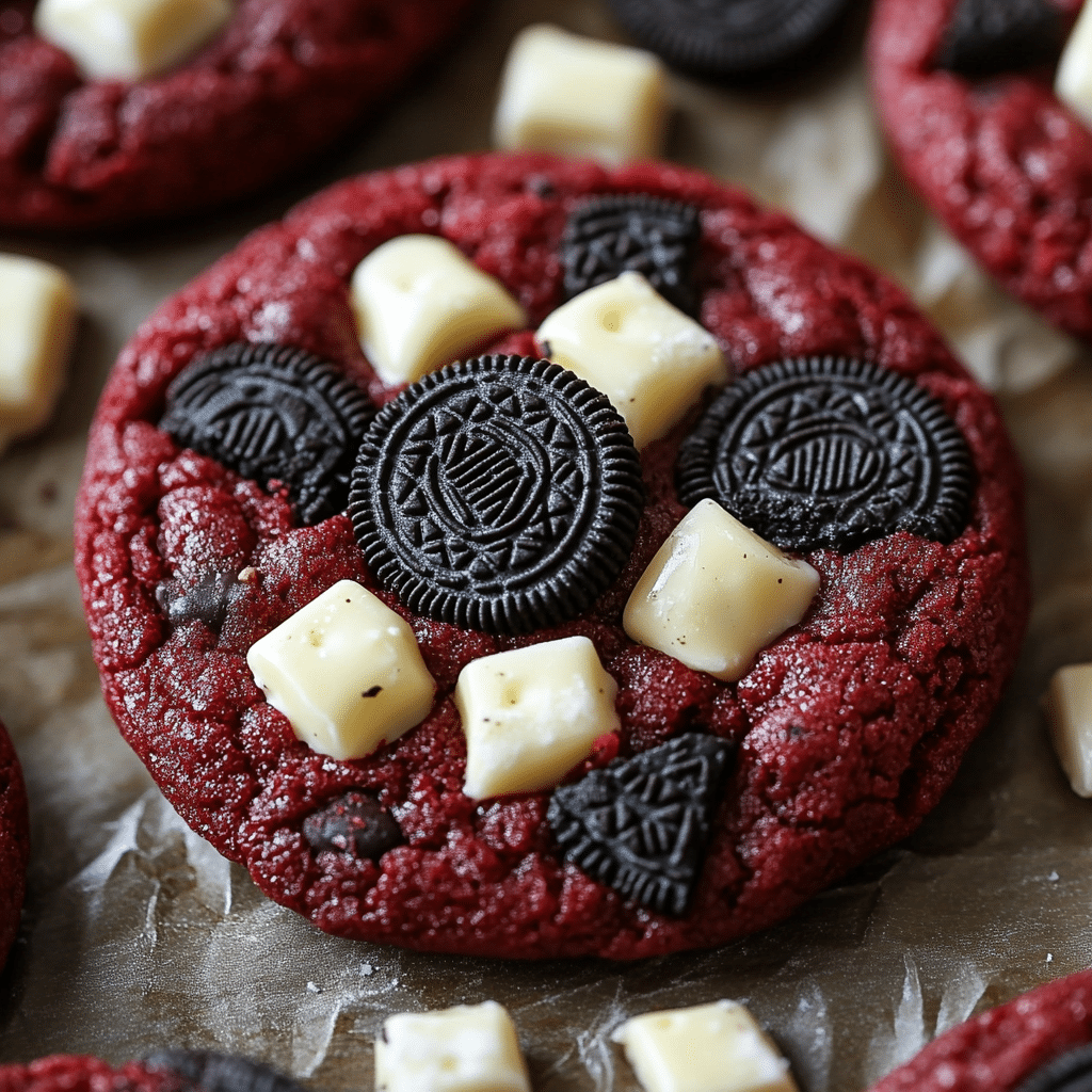 Red Velvet Oreo Cookies