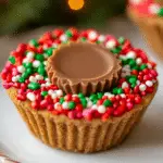 Peanut Butter Cup Christmas Cookies