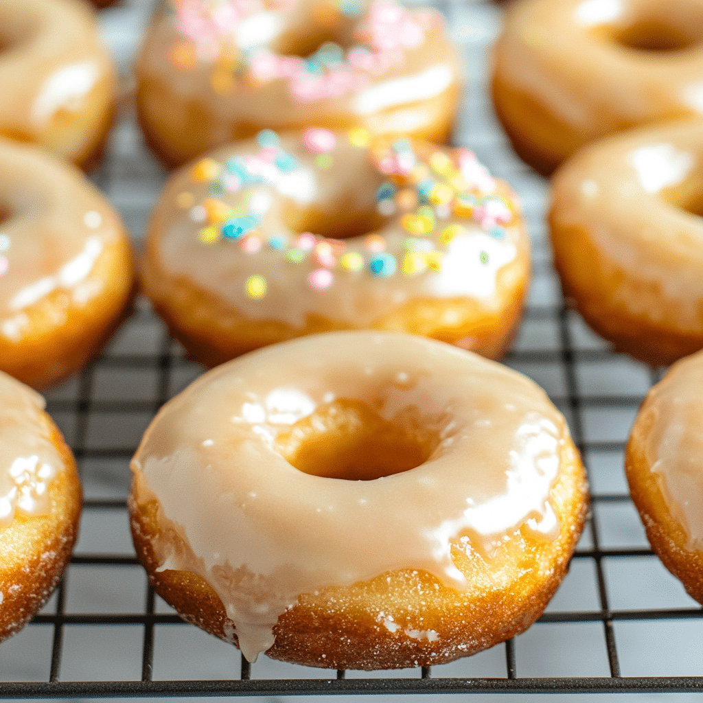Baked Vanilla Donuts Recipe