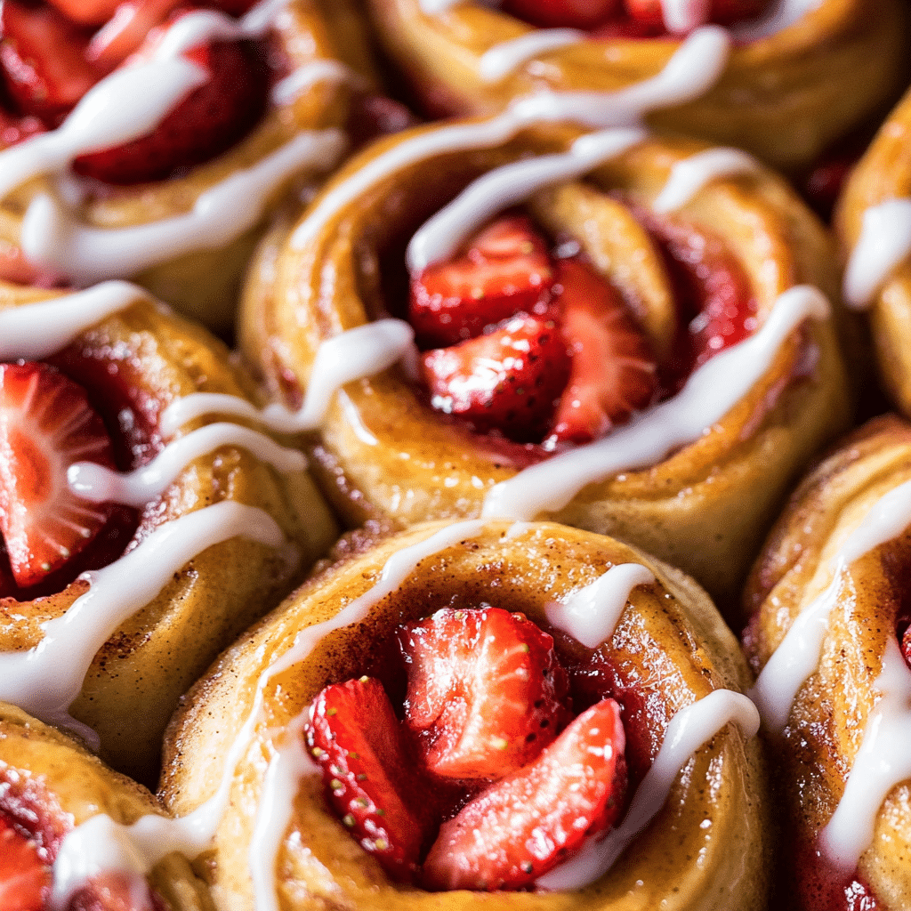 Strawberry Cinnamon Rolls