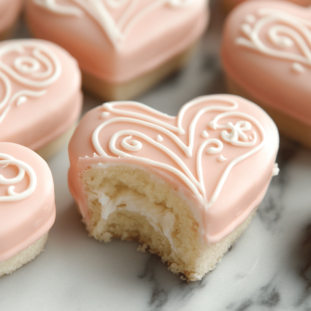 Copycat Little Debbie Valentine Cakes