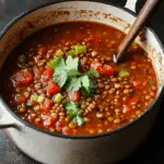 Hearty Mexican Lentil Soup