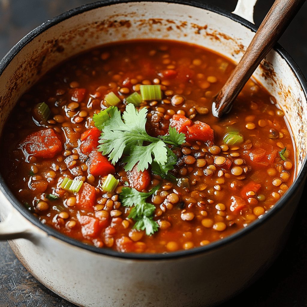 Hearty Mexican Lentil Soup