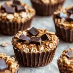 No Bake Peanut Butter Granola Cups