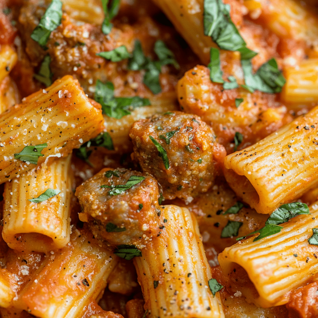 Spicy Italian Sausage Pasta