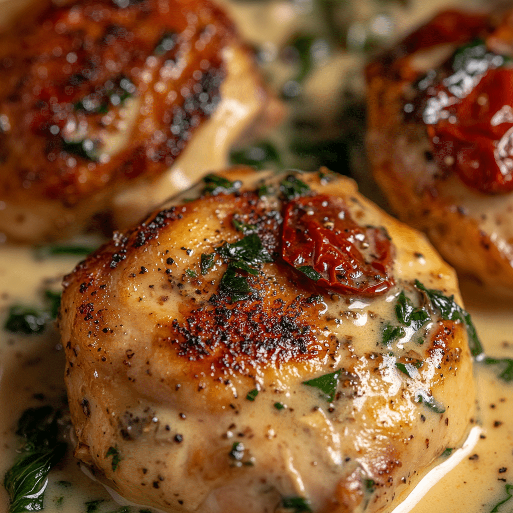 Slow Cooker Tuscan Chicken