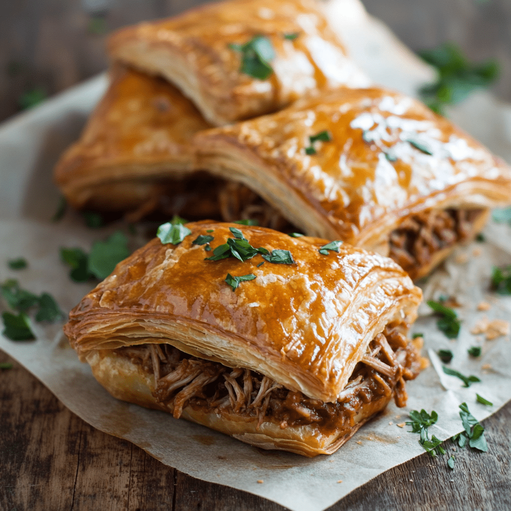 Pulled Pork Pastry Puffs – Football Friday