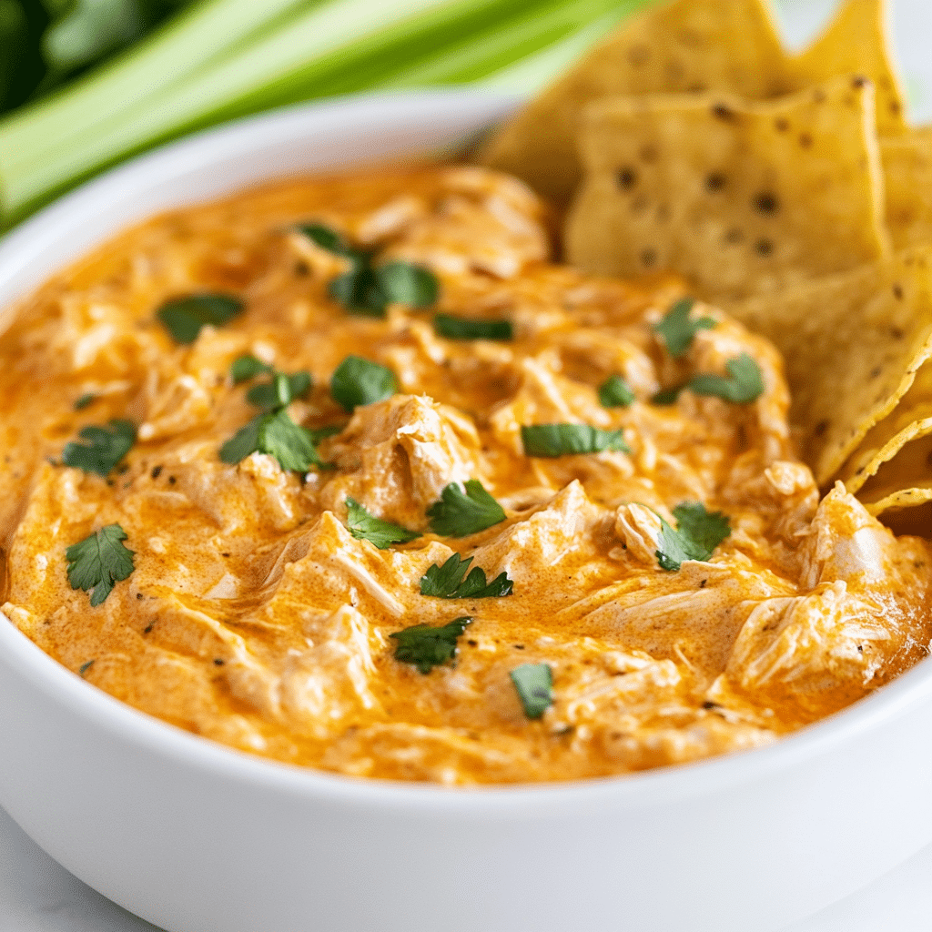 Greek Yogurt Buffalo Chicken Dip