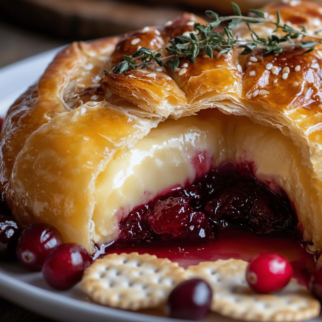 Easy Baked Brie in Puff Pastry