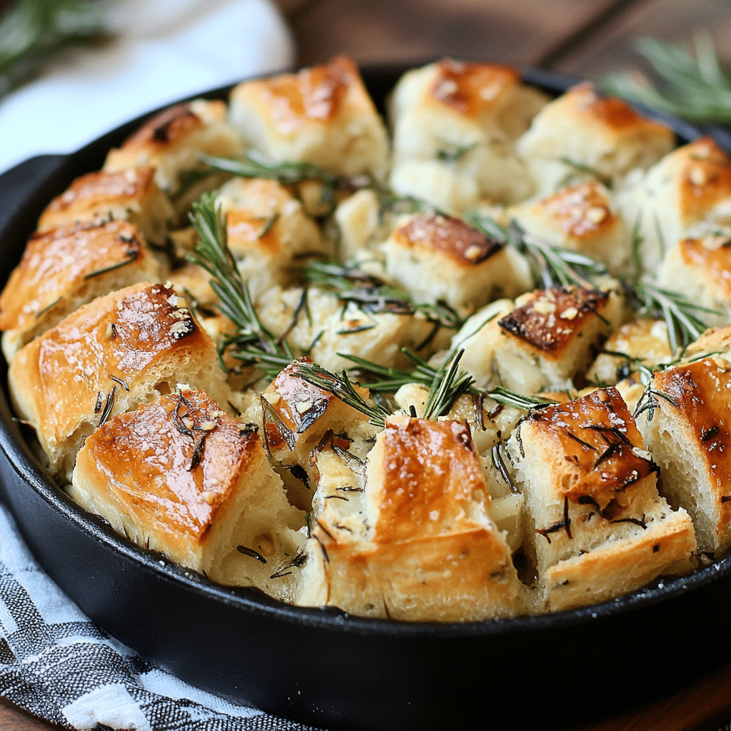 Rosemary Garlic Pull-Apart Bread