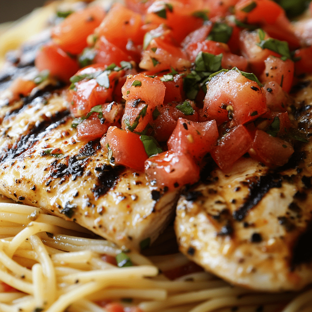 Delicious Bruschetta Chicken Pasta Recipe