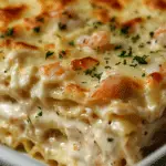 Garlic Butter Shrimp Scampi Lasagna