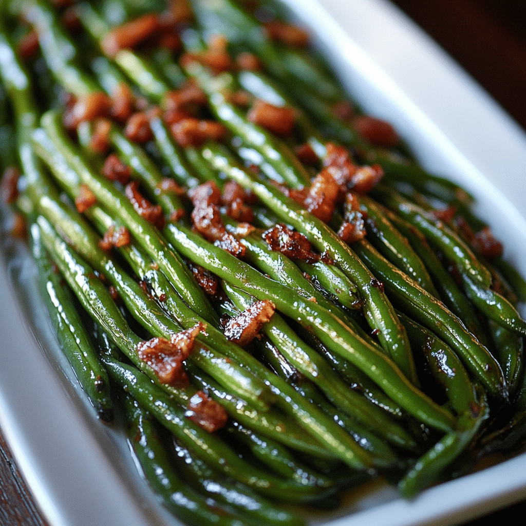 Air Fryer Garlic Roasted Green Beans