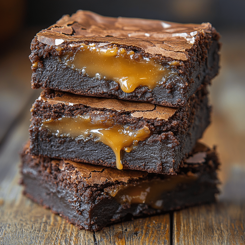 Caramel Cheesecake Nutella Brownies