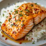 Hot Honey Glazed Salmon