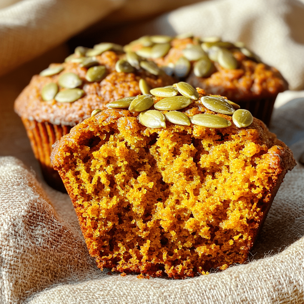 Cottage Cheese Pumpkin Protein Muffins with Sourdough Discard