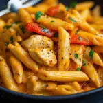 Cashew Cream Cajun Chicken Pasta