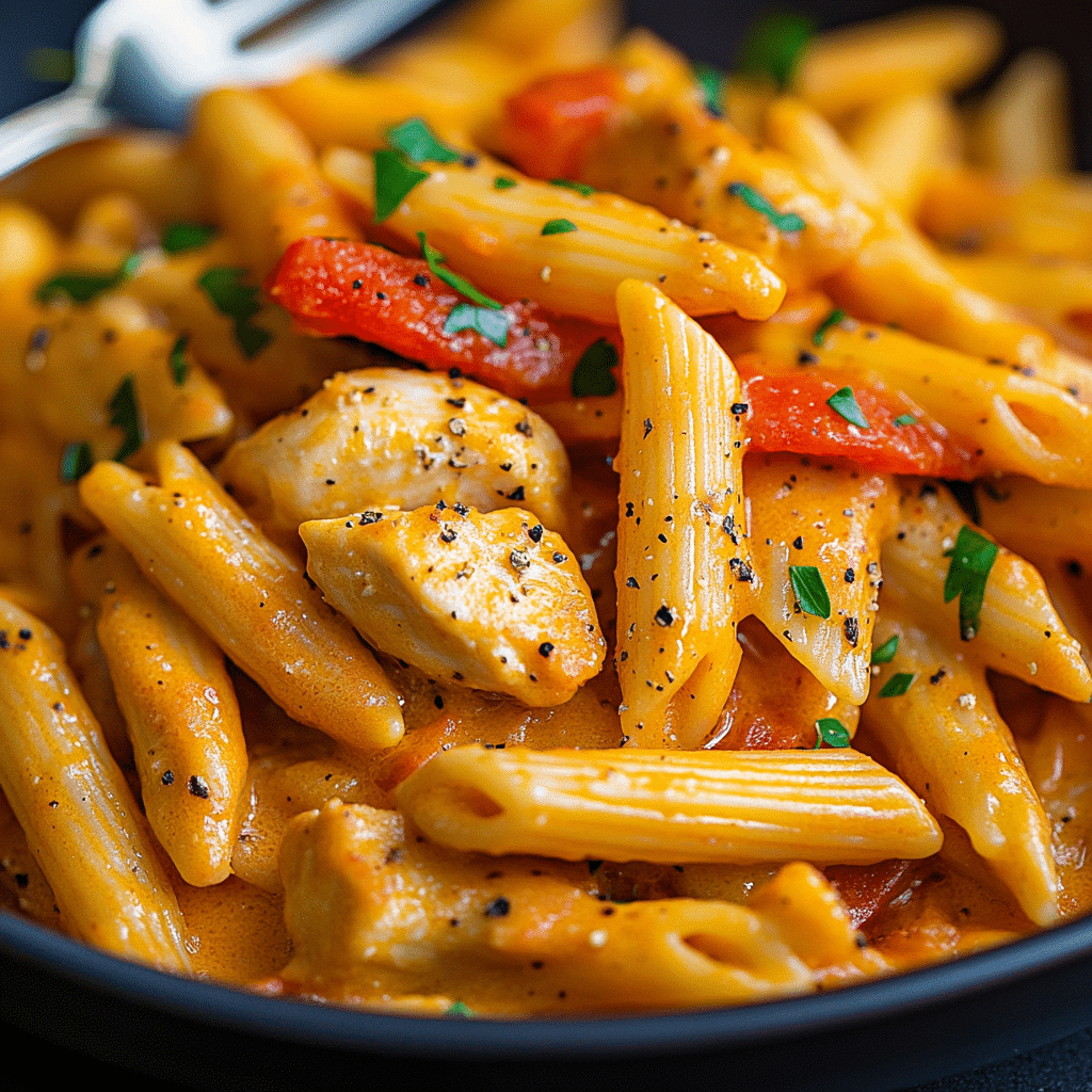 Cashew Cream Cajun Chicken Pasta