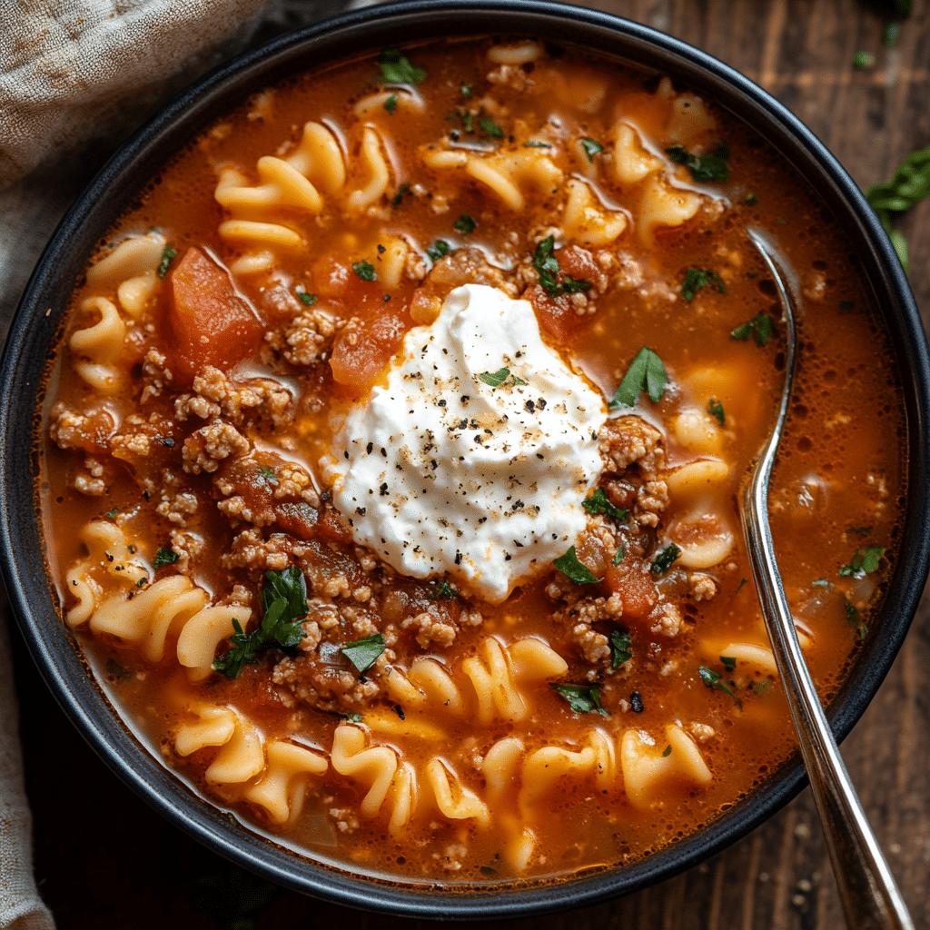 Lasagna Soup