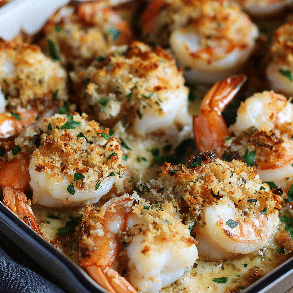 Baked Stuffed Shrimp Casserole