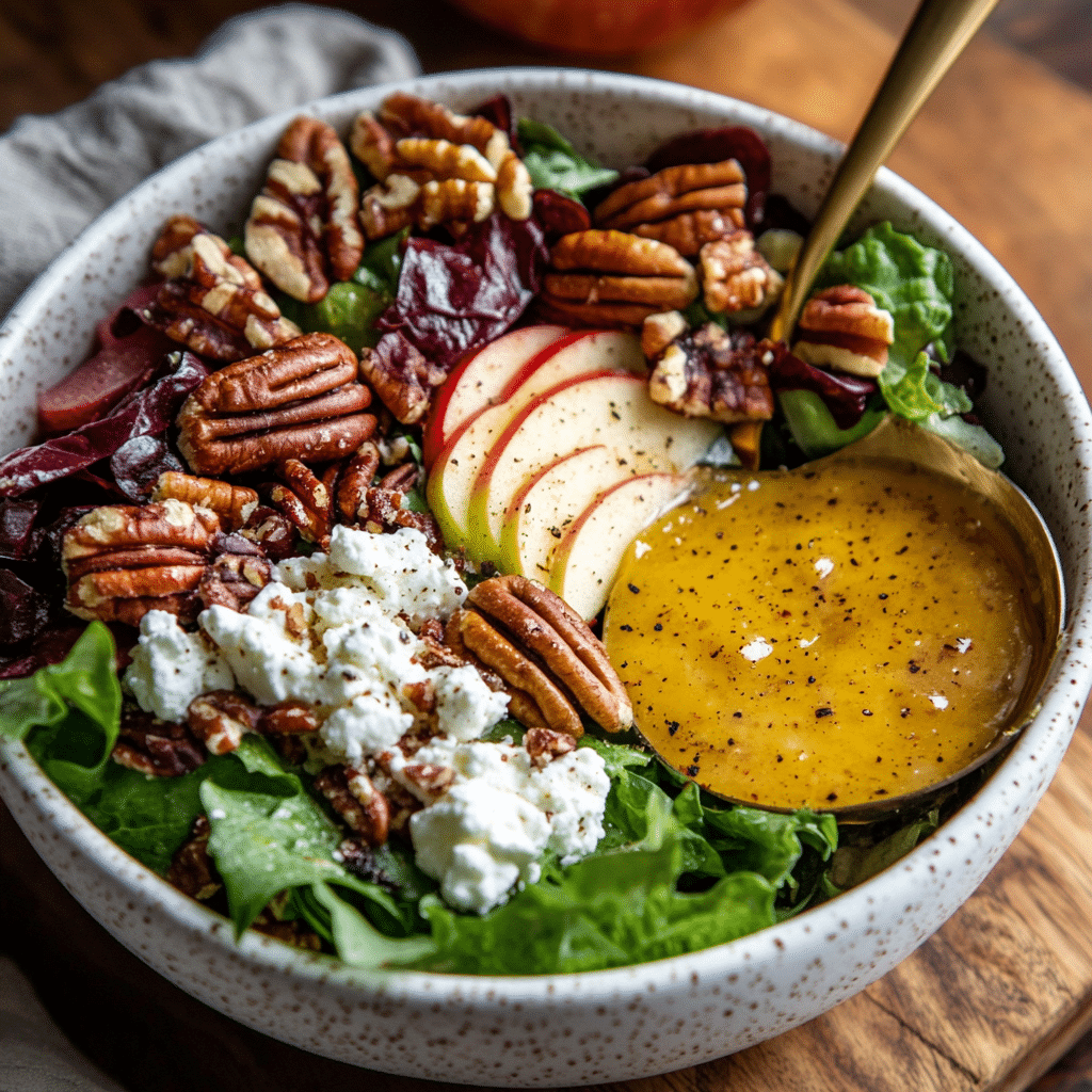 Autumn Chopped Salad with Apple Cider Vinaigrette