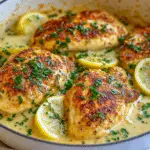 Parmesan Crusted Chicken with Lemon Butter Sauce