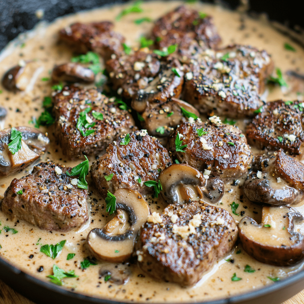 Creamy Steak Bites