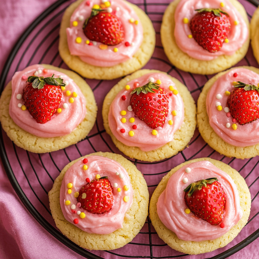 Strawberry Lemonade Cookies