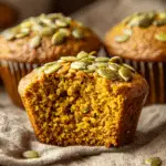 Cottage Cheese Pumpkin Protein Muffins with Sourdough Discard