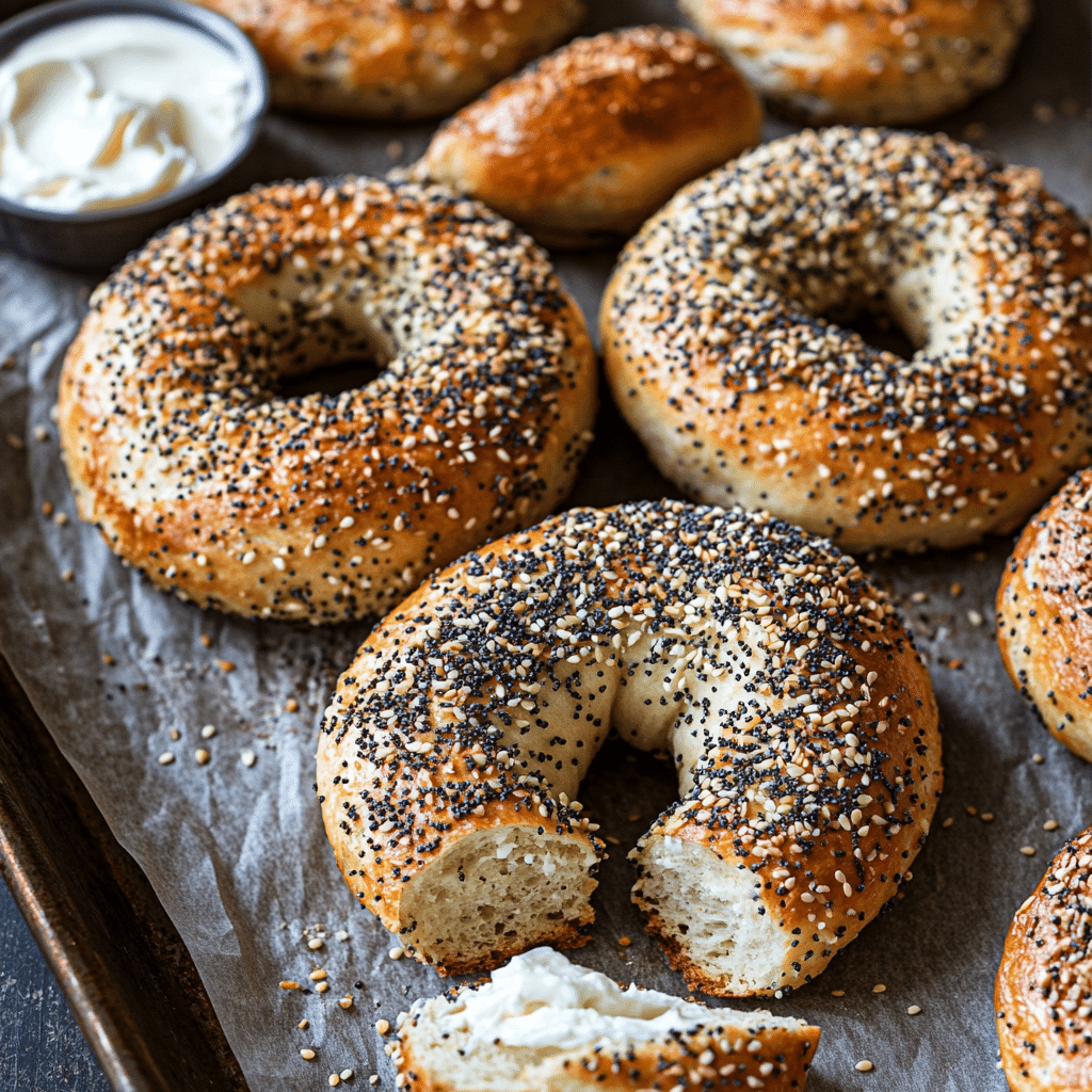 New York-Style Sourdough Discard Bagels