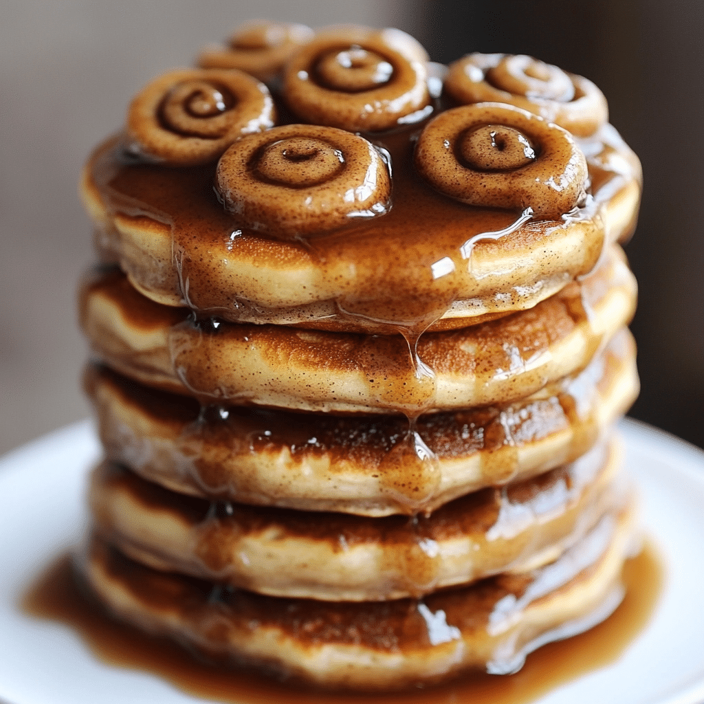 Cinnamon Roll Pancakes