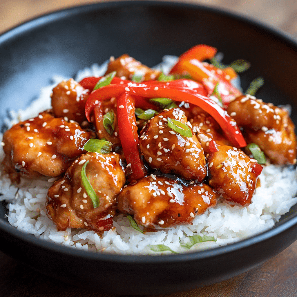 Sweet and Spicy Honey Pepper Chicken Recipe