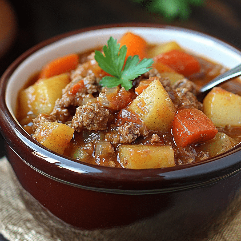 Crock Pot Poor Man’s Stew Recipe