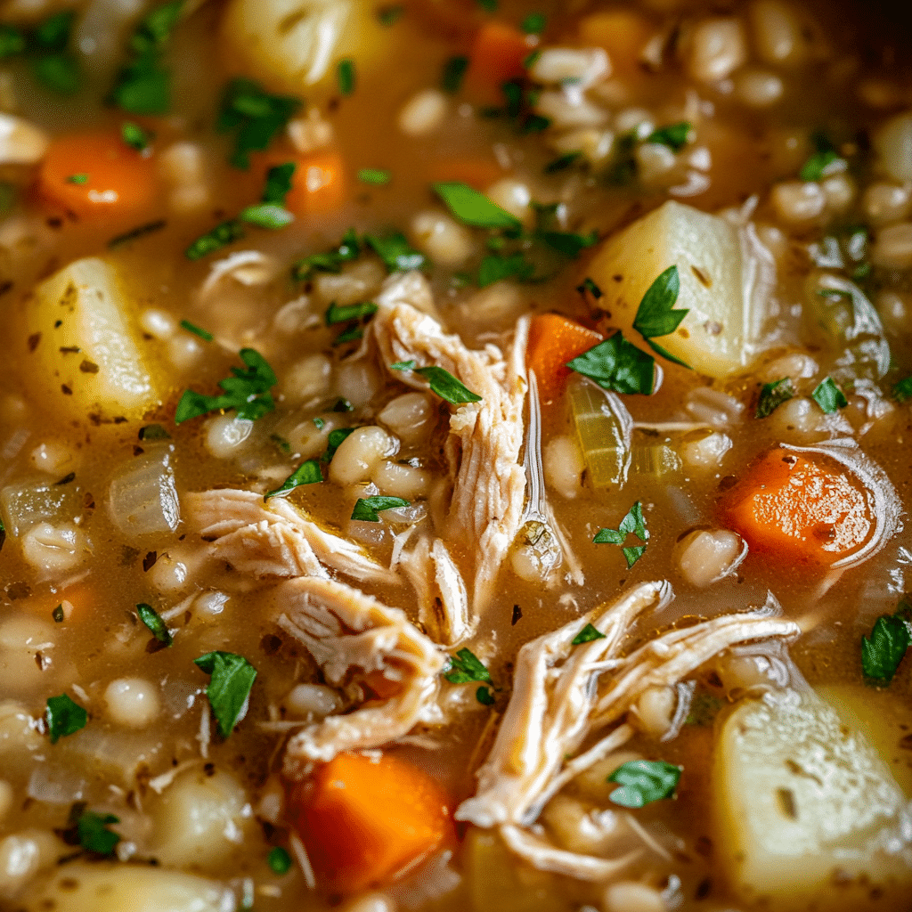 Chicken and Barley Stew