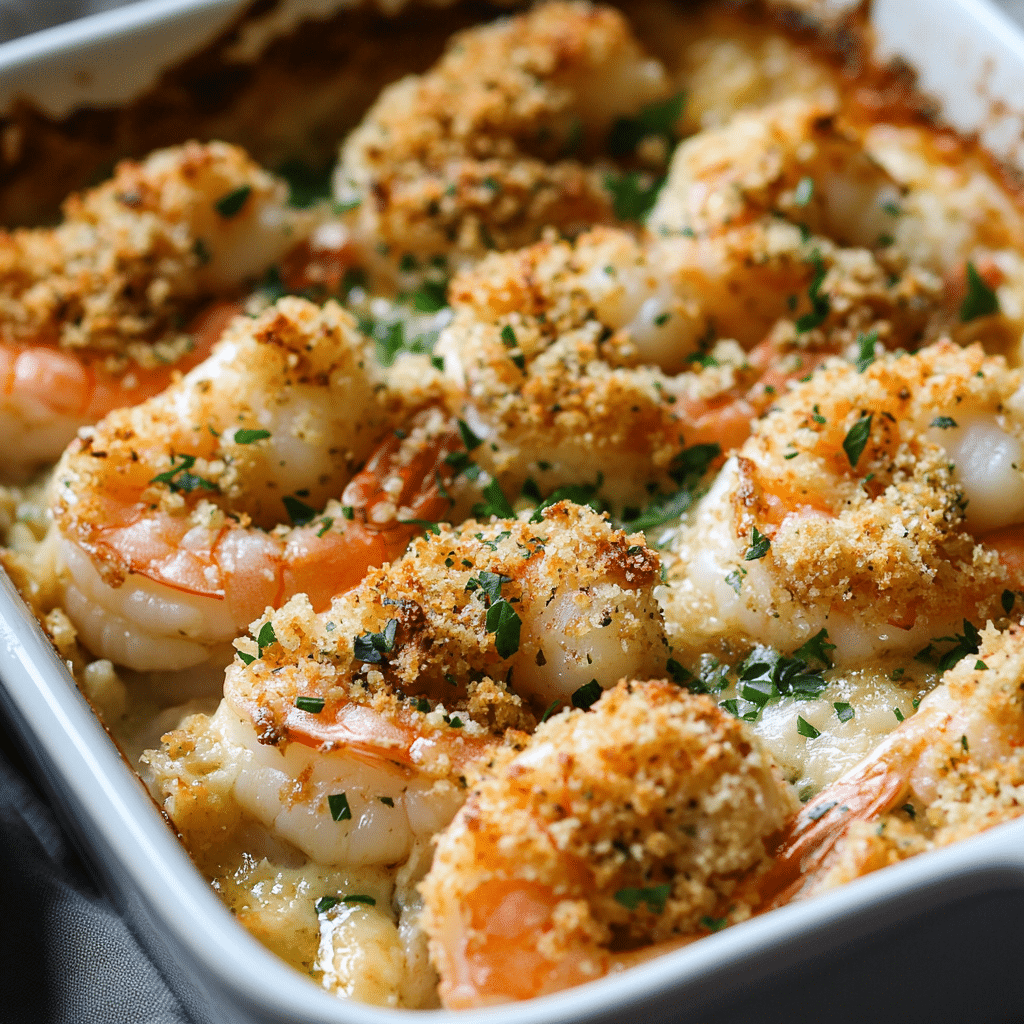 Baked Stuffed Shrimp Casserole