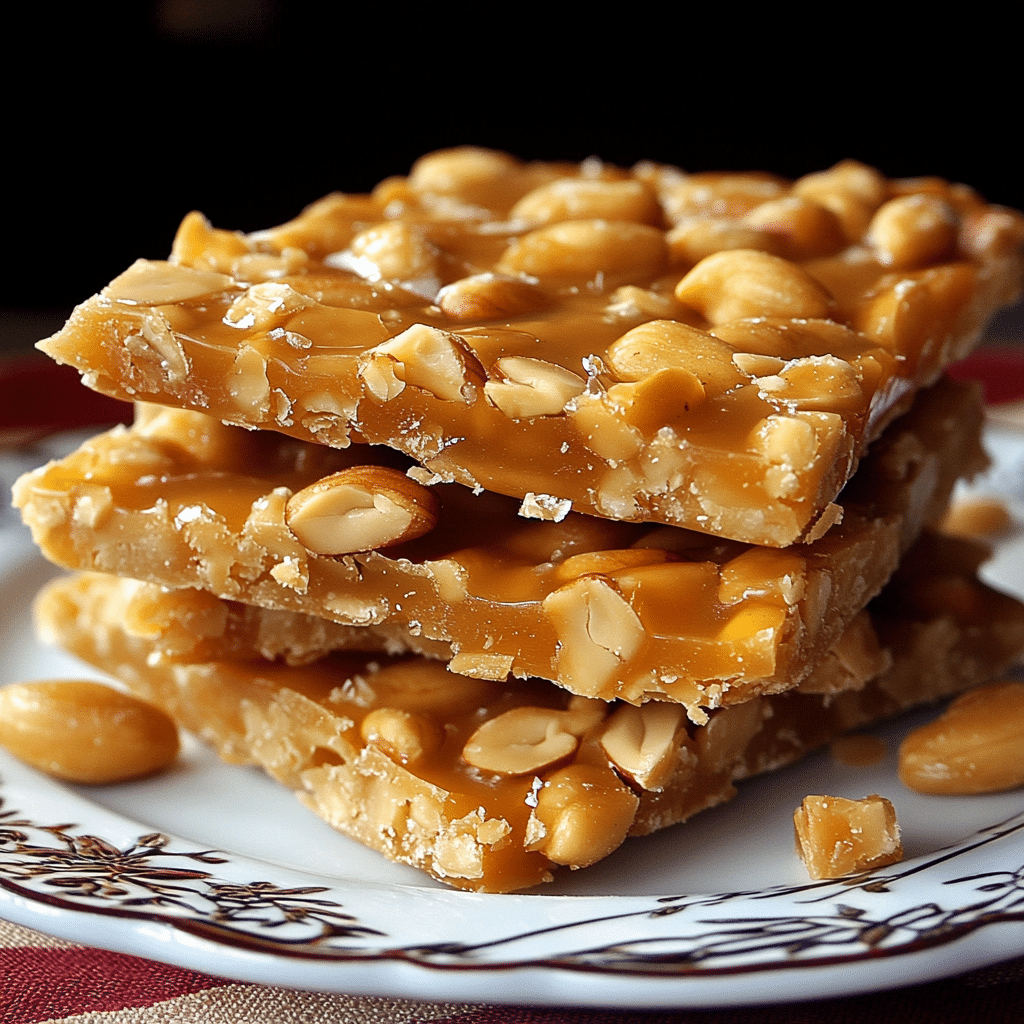 Old Fashioned Peanut Brittle