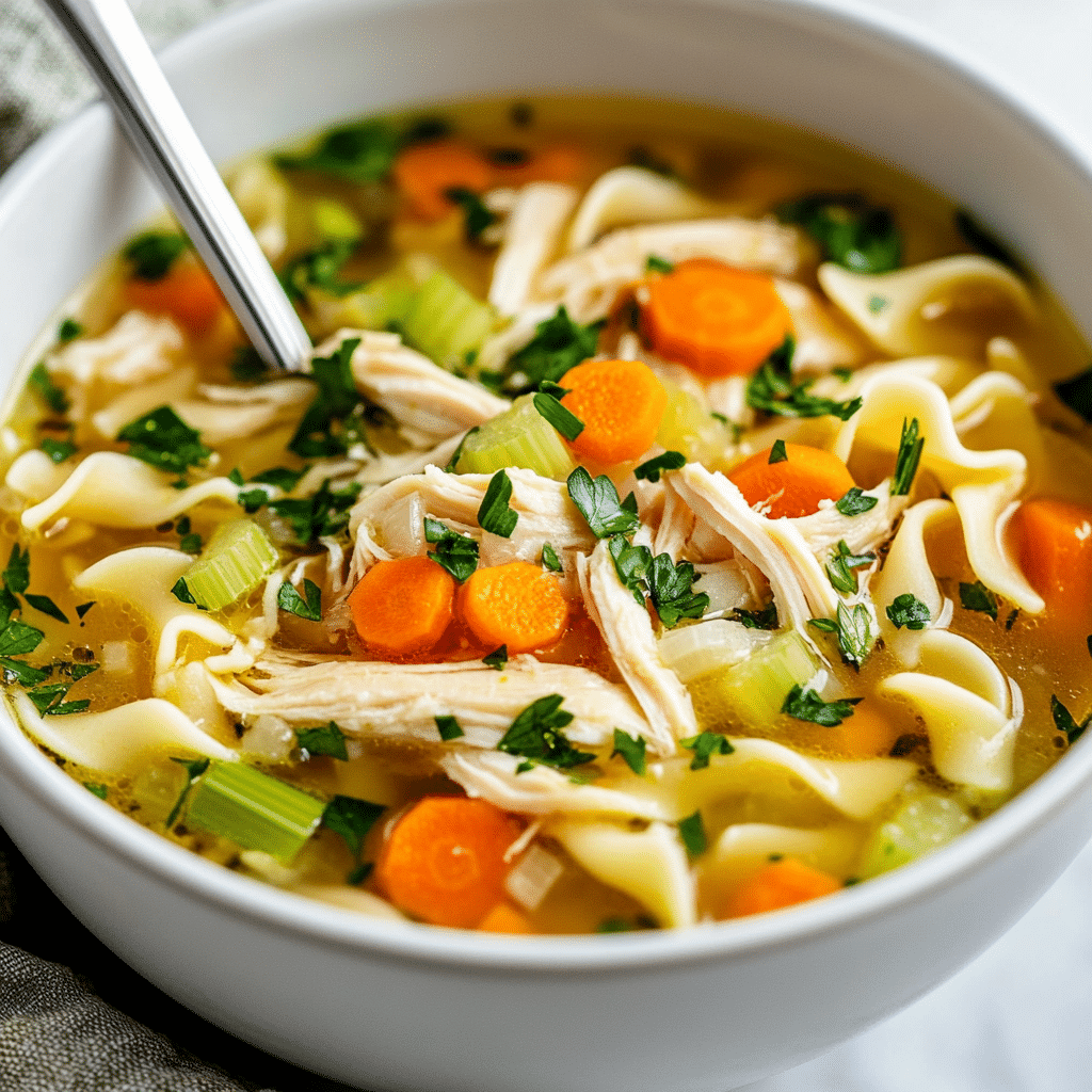 Crockpot Chicken Noodle Soup Recipe