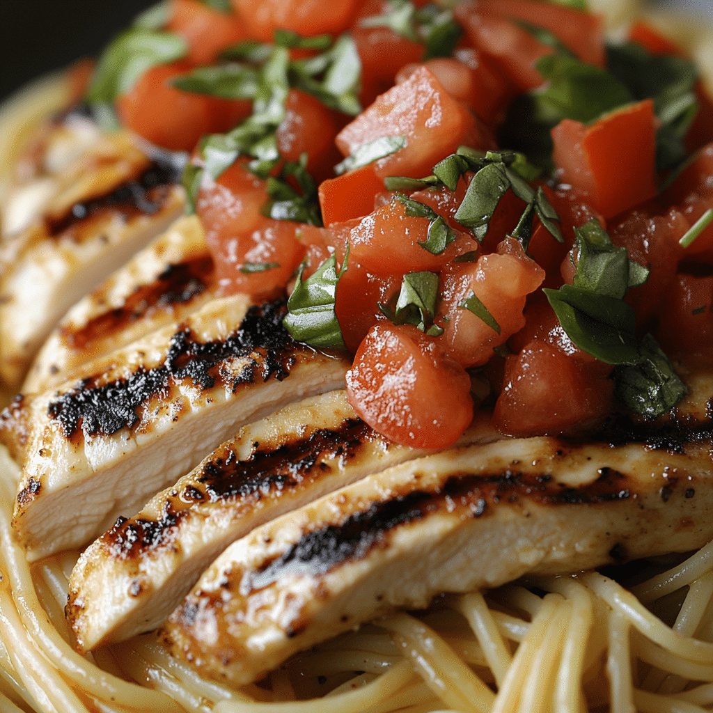 Delicious Bruschetta Chicken Pasta Recipe