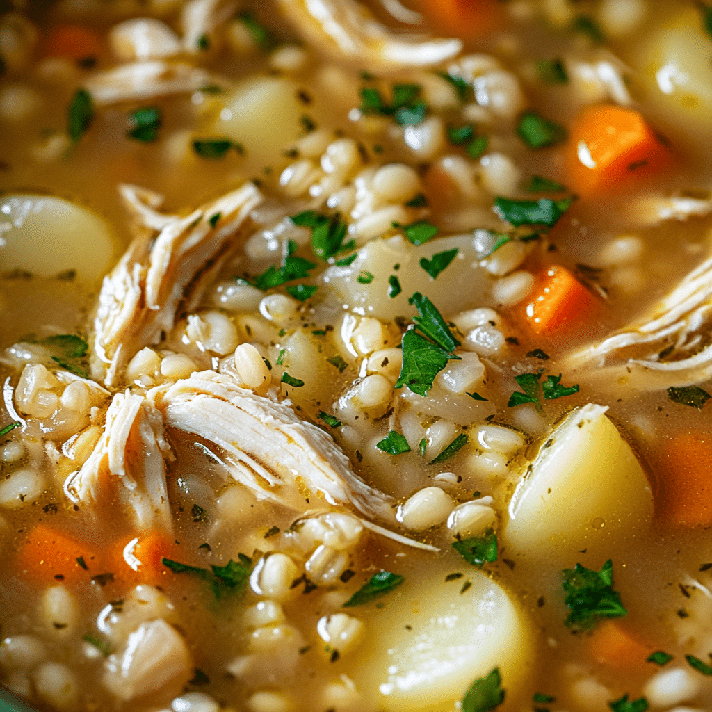 Chicken and Barley Stew